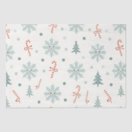 Kawaii-Snowflakes-Muster Seidenpapier
