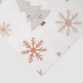 Kawaii-Snowflakes-Muster Seidenpapier (Detail)