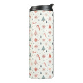 Kawaii-Snowflakes-Muster Thermosbecher (Nach links gedreht)