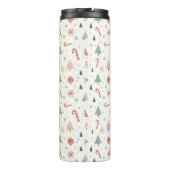 Kawaii-Snowflakes-Muster Thermosbecher (Rückseite)