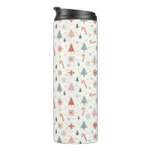 Kawaii-Snowflakes-Muster Thermosbecher (Nach rechts gedreht)