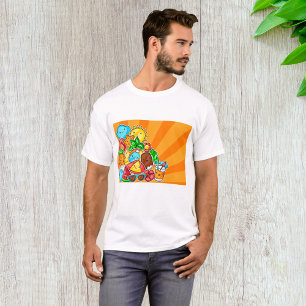 Kawaii Sommer Doodles Sonnenstrand und Tropisch T-Shirt