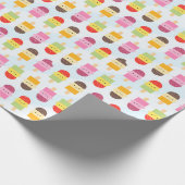 Kawaii Sommer-Eis-Lutschbonbons/Popsicles Geschenkpapier (Ecke)