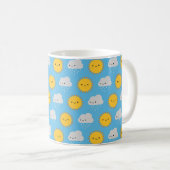 Kawaii Sonne & Regen Kaffeetasse (VorderseiteRechts)