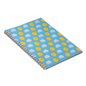 Kawaii Sonne & Regen Notizblock (Rechte Seite)