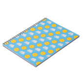 Kawaii Sonne & Regen Notizblock (Linke Seite)