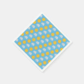 Kawaii Sonne & Regen Serviette (Ecke)