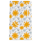 Kawaii Sonnen, Monde und Wolken Kleine Geschenktüte (Vorderseite)