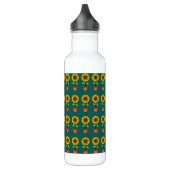 Kawaii Sonnenblume Pflanze in einem Topf Edelstahlflasche (Links)