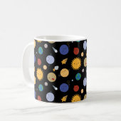 Kawaii Sonnensystem Kaffeetasse (Vorderseite Links)