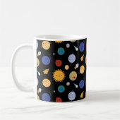 Kawaii Sonnensystem Kaffeetasse (Links)