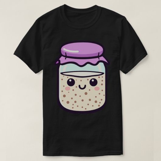 Kawaii Sourdough Starter 1 T-Shirt (Design vorne)