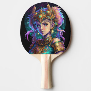 Kawaii Space Warrior Girl Tischtennis Schläger