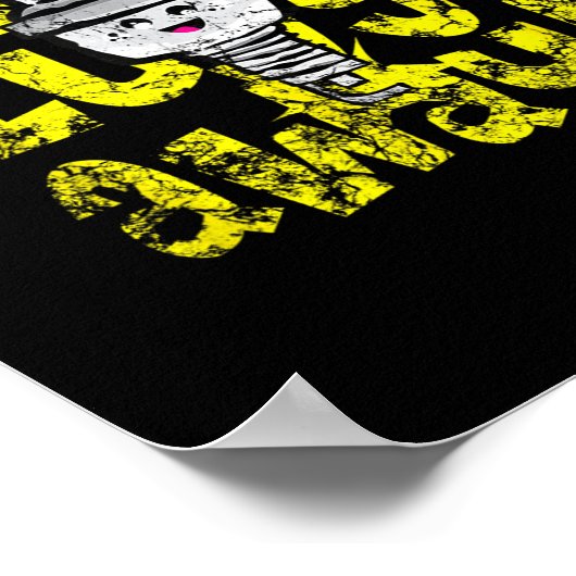 Kawaii Spark Plug-Behalt-Pluggin Away Motivierend Poster (Ecke)