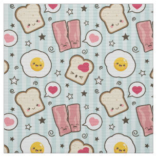 Kawaii Speck u. Spiegelei-Deconstructed Sandwich Stoff