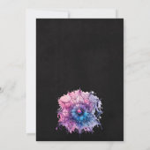 Kawaii Spider Halloween Geburtstagsparty Einladung (Rückseite)