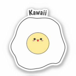 Kawaii Spiegelei Vinyl Aufkleber