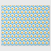 Kawaii Spiegeleier Geschenkpapier (Flach)