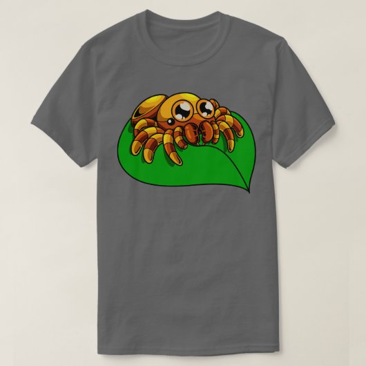 Kawaii-Spinne T-Shirt (Design vorne)