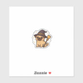 Kawaii Spooky Season Dog � Halloween Pup Classic T Aufkleber (Blatt)