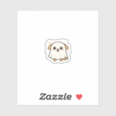 Kawaii Spooky Season Dog � Halloween Pup Classic T Aufkleber (Blatt)