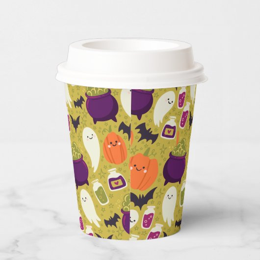 Kawaii Spooky Season To Go Cup Pappbecher (Rechts)