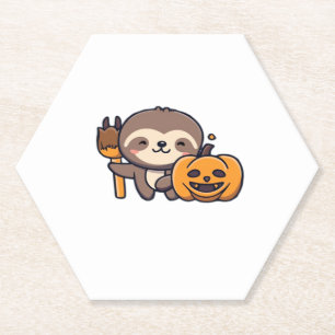 kawaii spooky sloth Klassischer T - Shirt Untersetzer