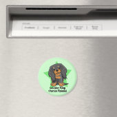 Kawaii Star B&T Cavalier King Charles Spaniel Magnet (In Situ (Geschirrspüler))