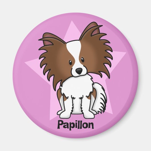 Kawaii Star Papillon Magnet (Vorne)