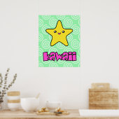 Kawaii Star Poster (Küche)