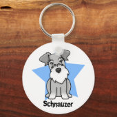 Kawaii Star Schnauzer Schlüsselanhänger (Vorderseite)