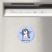 Kawaii Star Tibetan Terrier Magnet (In Situ (Geschirrspüler))