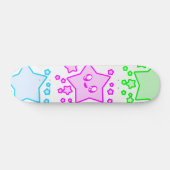 KAWAII STARS GLÜCKLICH PLATZ SKATEBOARD (Horizontal)