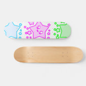 KAWAII STARS GLÜCKLICH PLATZ SKATEBOARD (Horizontal)