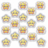 Kawaii Stars Sticker Pack (Vorderseite)