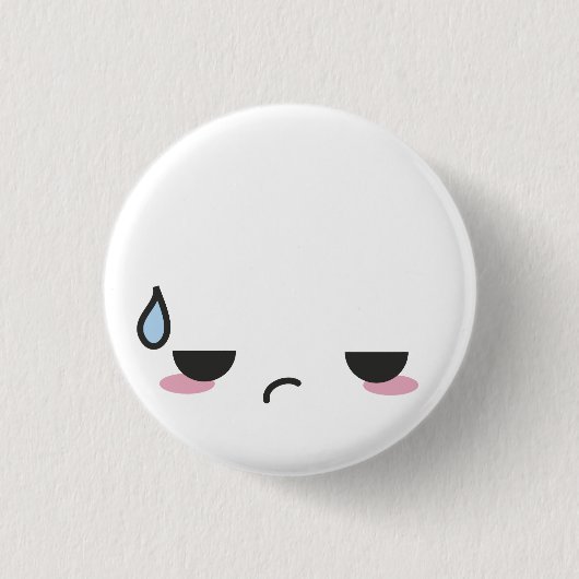 Kawaii stellt gegenüber button (Vorderseite)