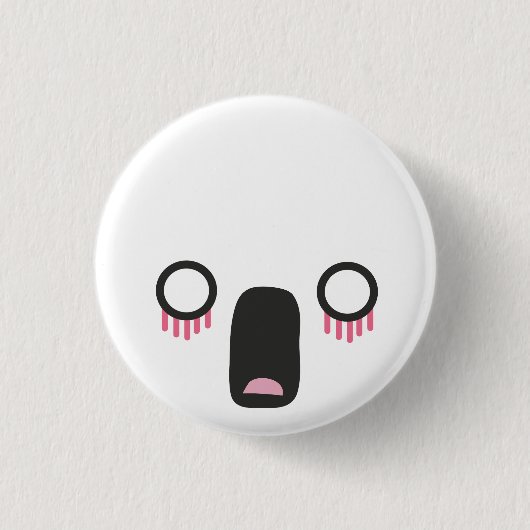 Kawaii stellt gegenüber button (Vorderseite)