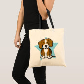 Kawaii Stern-Beagle-Taschen-Tasche Tragetasche (Vorderseite (Produkt))