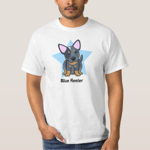 Kawaii Stern-Blau Heeler T-Shirt