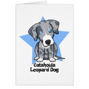 Kawaii Stern Catahoula Leopard-Hund