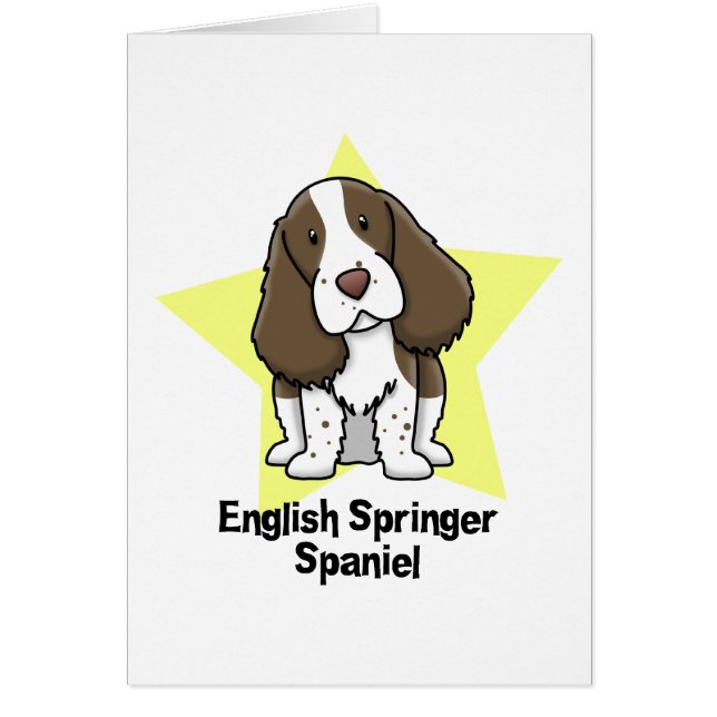 Kawaii Stern-englischer SpringerSpaniel (Vorne)