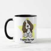 Kawaii Stern-englischer SpringerSpaniel Tasse (Links)