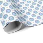 "Kawaii Stern Geschenkpapier (Rolleneckpunkt)