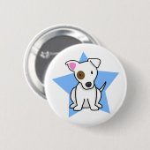 Kawaii Stern-Jack-Russell-Knopf Button (Vorne & Hinten)