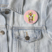 Kawaii Stern Shiba Inu Button (Beispiel)