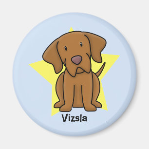 Kawaii Stern Vizsla Magnet