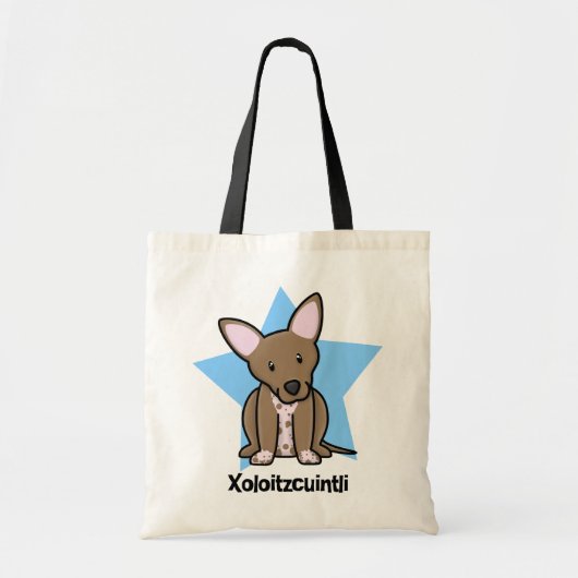 Kawaii Stern Xoloitzcuintli Tragetasche (Vorne)