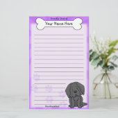 Kawaii-Sternenstation Briefpapier (Stehend Vorderseite)