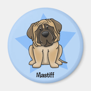 Kawaii SternMastiff Magnet