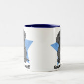 Kawaii Sternneapolitanischer Mastiff Zweifarbige Tasse (Mittel)